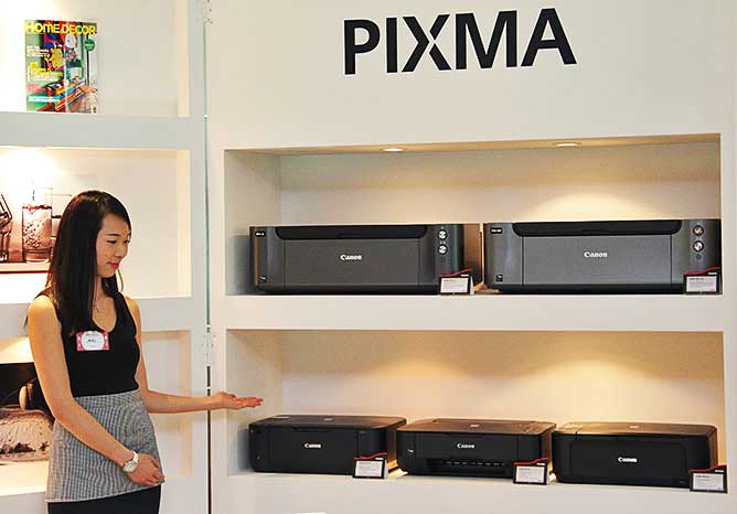 Gambar Printer canon seri pixma di jual di toko