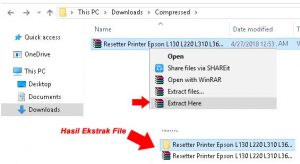 File ekstrak resetter printer epson