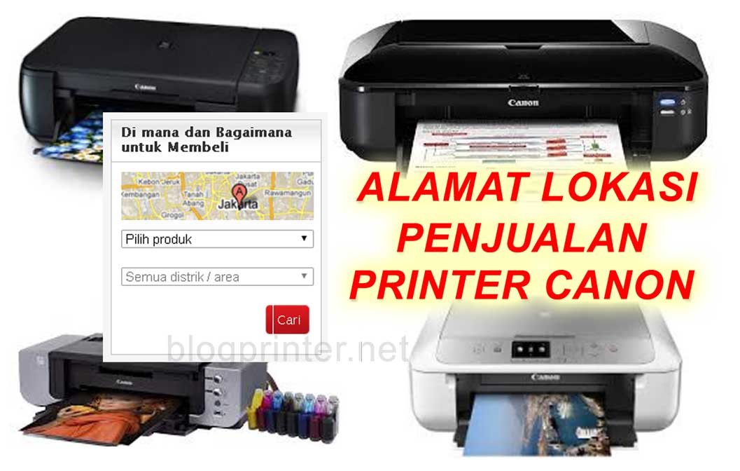 Gerai Penjualan dan Distributor Printer Canon Seluruh Indonesia |  Arenaprinter