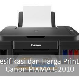 Spesifikasi Harga Printer Canon G2010 Terbaru