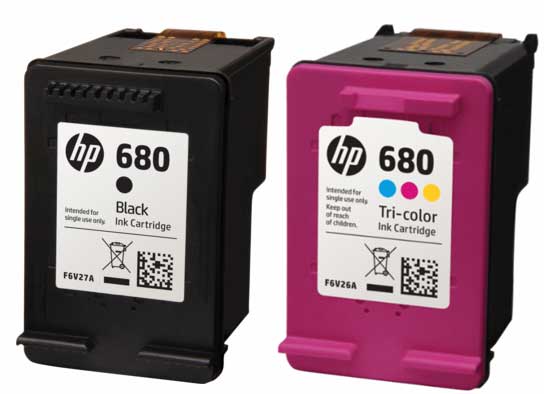 harga catridge printer HP 680 warna dan hitam