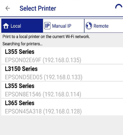 Menghubungkan aplikasi cetak foto di hp ke printer