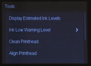 Pada menu tools pilih Clean Printhead untuk memproses perintah clean printehead