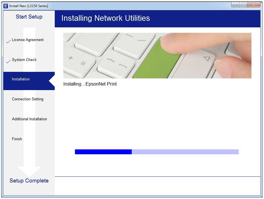 Proses penginstalan program network utilitie