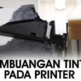Dimana Pembuangan Tinta Printer yang kotor hasil cleaning