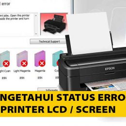 Mengetahui status error printer epson L5190
