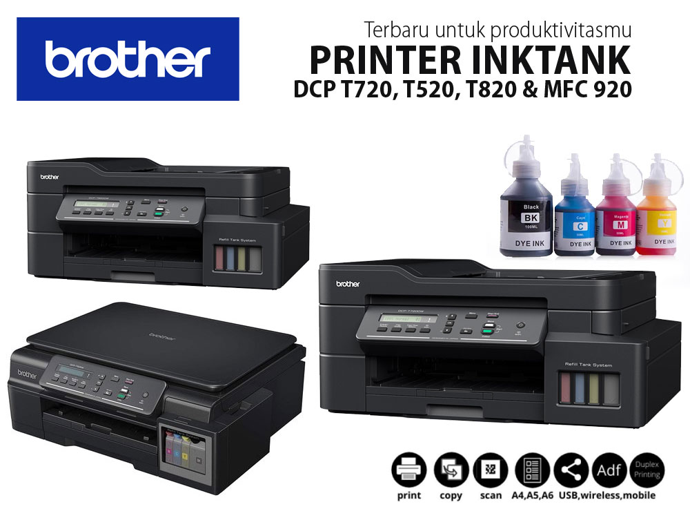 Review Printer Inktank Terbaru Brother DCP MFC Series