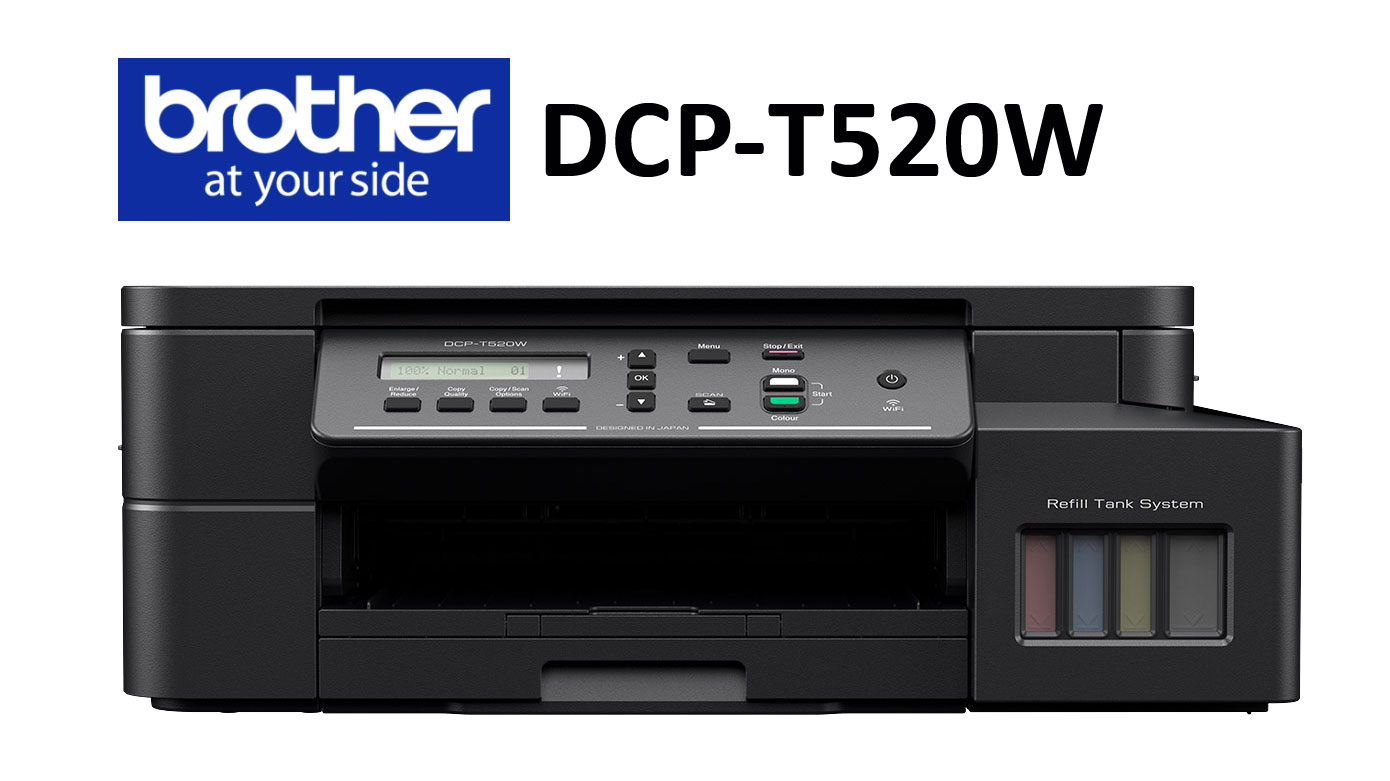 Review harga dan kelebihan printer brother inktank dcp t520w terbaru