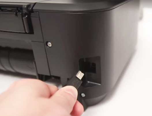 Printer Tidak Bisa Scan karena kabel kurang terpasang