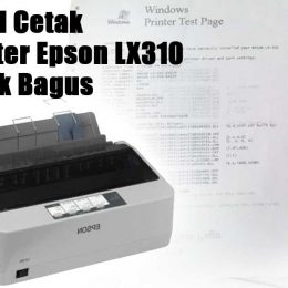 Cara Mengatasi Hasil Cetak Printer Epson LX310 Buram Tidak Jelas