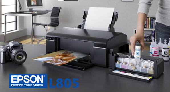 Cara mudah instal printer epson l805 wifi inktank photo printer