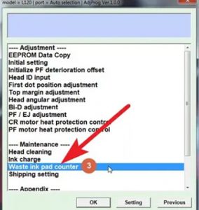 Cara reset printer epson L120 servis mode dengan program resetter adjprog