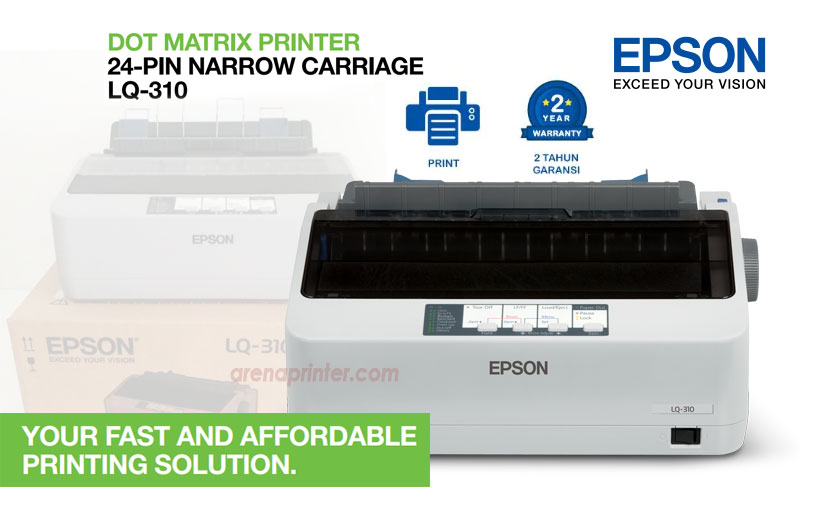 Review Keunggulan Printer Dotmatrix Epson LQ310 Paling Laris Cetak NCR