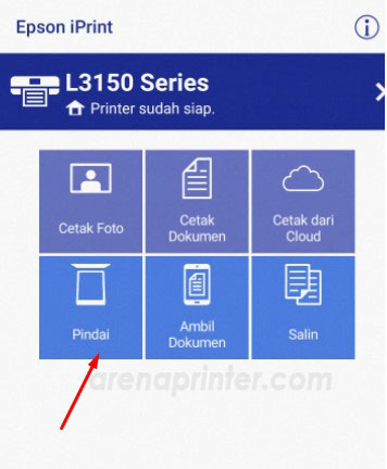 cara melakukan scan dokumen dari hp di printer epson Lseries