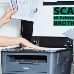 Cara scan dan fotocopy di printer brother dokumen maupun gambar