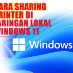 Cara Sharing printer di jaringan lokal network internet area kantor di windows 11