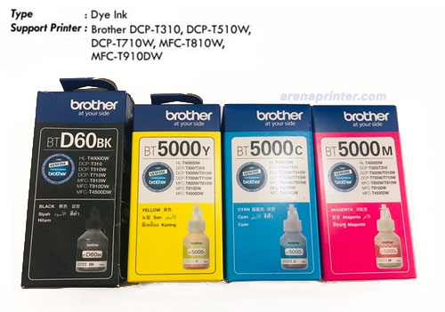 Harga dan Kode Tinta Original Printer Brother T810W