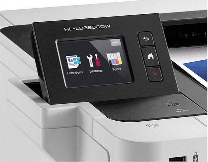 Fitur touch panel printer brother HL L8360CDW Harga Terbaru